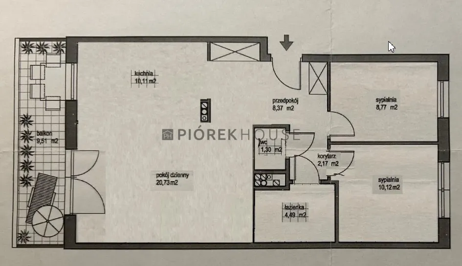 Mieszkanie na sprzedaż, 66 m², Warszawa Mokotów 