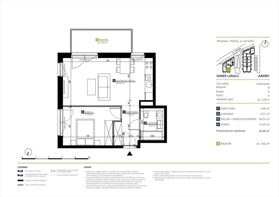 Sprzedam mieszkanie dwupokojowe: Warszawa Włochy , ulica Jutrzenki, 45 m2, 795200 PLN, 2 pokoje - Domiporta.pl