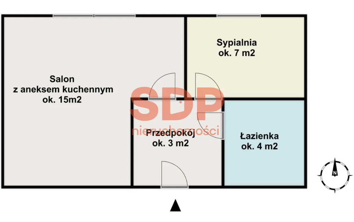 Mieszkanie na sprzedaż, 28 m², Warszawa Mokotów 