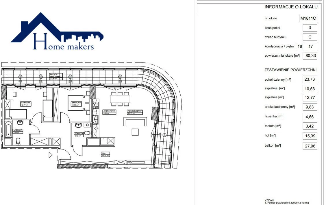 Sprzedam mieszkanie trzypokojowe: Warszawa , ulica Marcina Kasprzaka, 80 m2, 1920000 PLN, 3 pokoje - Domiporta.pl