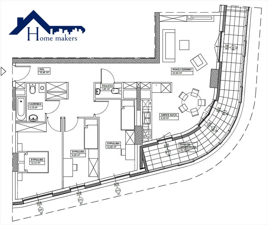 Sprzedam mieszkanie czteropokojowe : Warszawa , ulica Marcina Kasprzaka, 90 m2, 2075290 PLN, 4 pokoje - Domiporta.pl