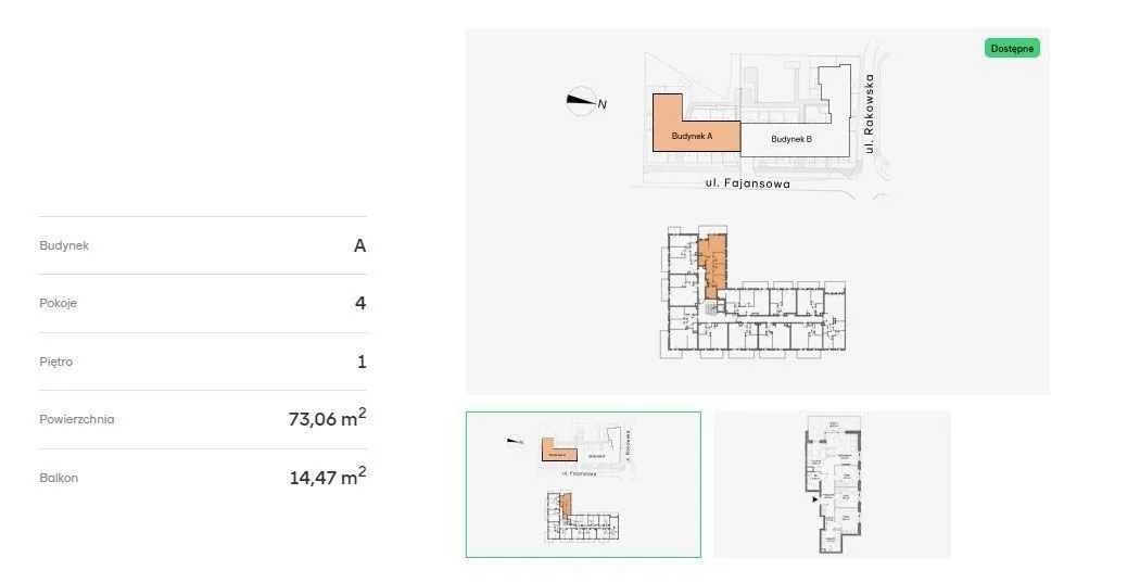 Sprzedam mieszkanie czteropokojowe : Warszawa Włochy , ulica Fajansowa, 73 m2, 1109400 PLN, 4 pokoje - Domiporta.pl