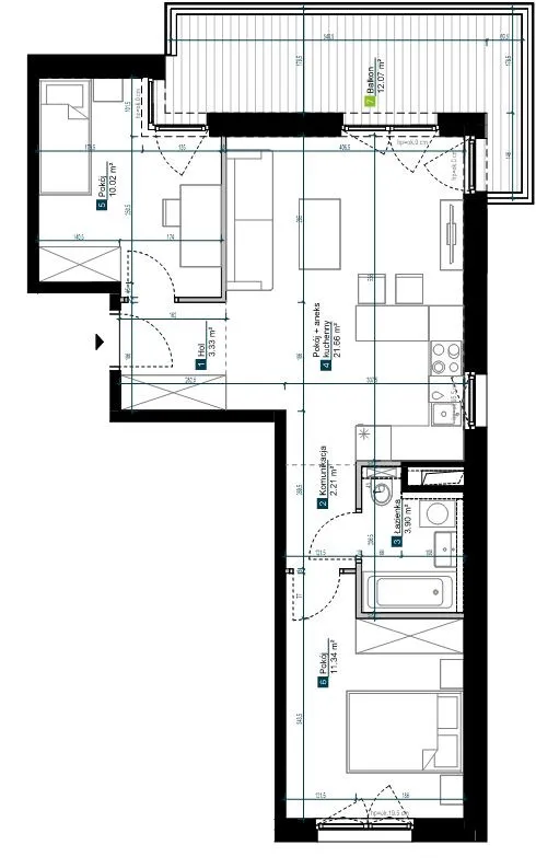 Mieszkanie na sprzedaż, 52 m², Warszawa Bemowo Chrzanów 