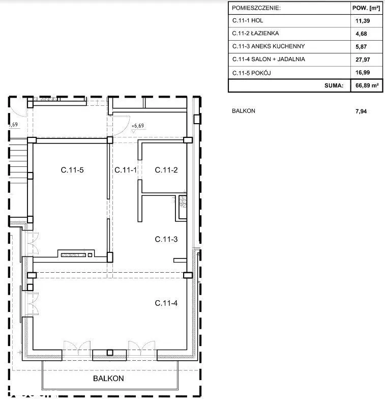 Mieszkanie 67m²⭐Balkon⭐Komórka⭐Parking⭐BEZ PCC