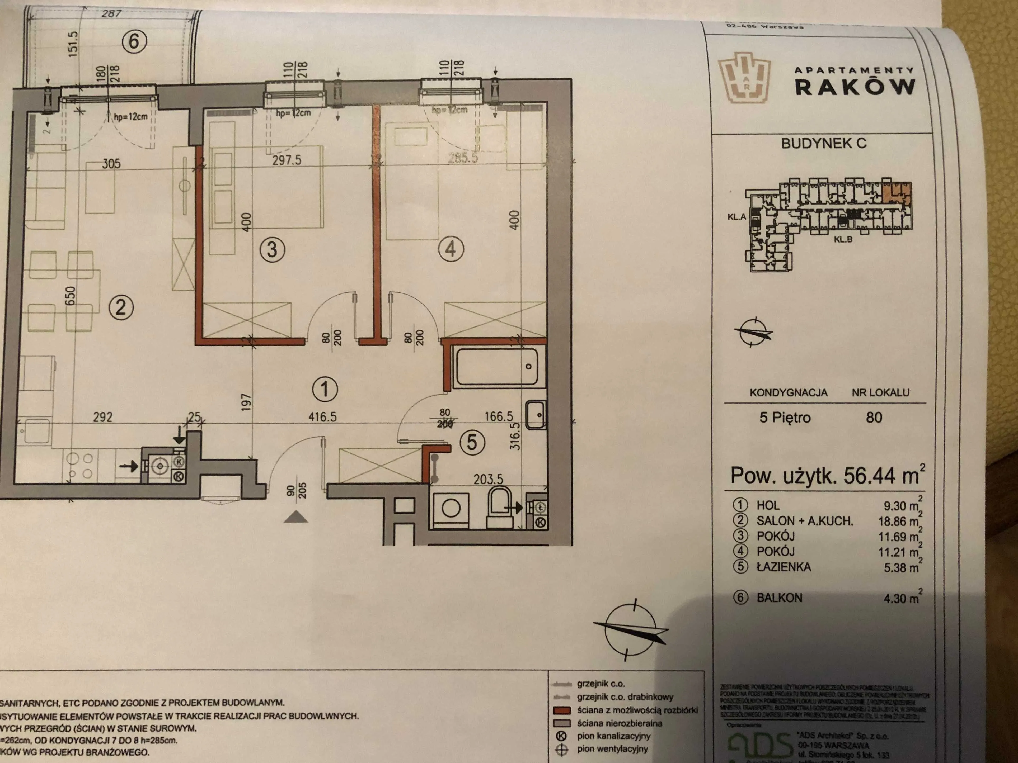 wynajmę 3 pokojowe mieszkanie w apartamentowcu 