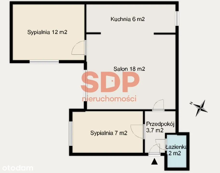 Mieszkanie na sprzedaż, 48 m², Warszawa Śródmieście Śródmieście Południowe 