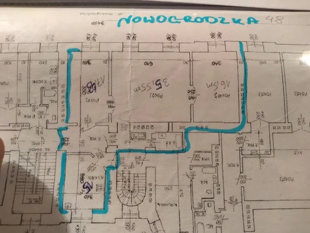 Warszawa Śródmieście, Nowogrodzka Mieszkanie - 4 pokoje - 105 m2 - 4 piętro