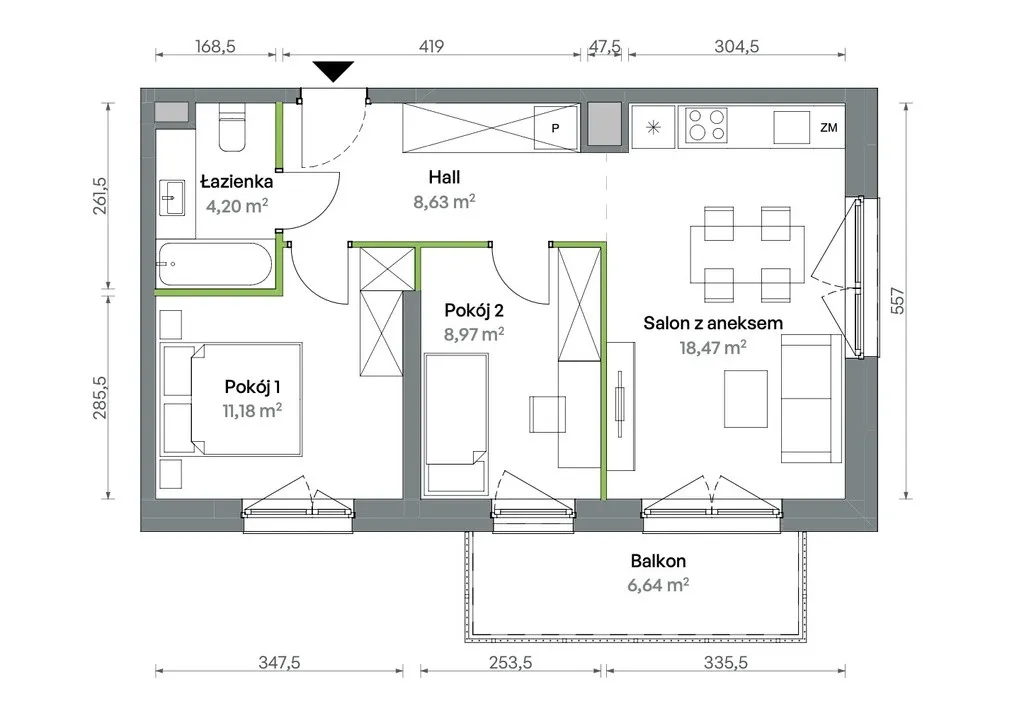 Mieszkanie na sprzedaż, 51 m², Warszawa Targówek 