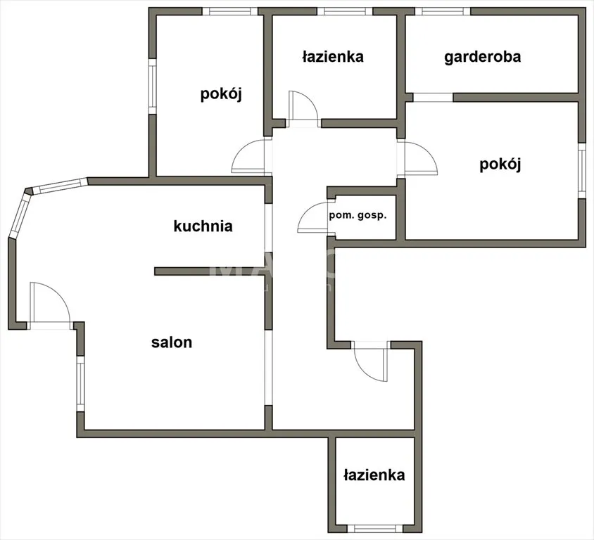 Wynajmę mieszkanie trzypokojowe: Warszawa Ursynów , ulica ul. Arkadowa, 120 m2, 5500 pln, 3 pokoje - Domiporta.pl