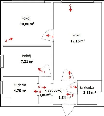 Warszawa Bielany Mieszkanie - 3 pokoje - 49 m2 - parter