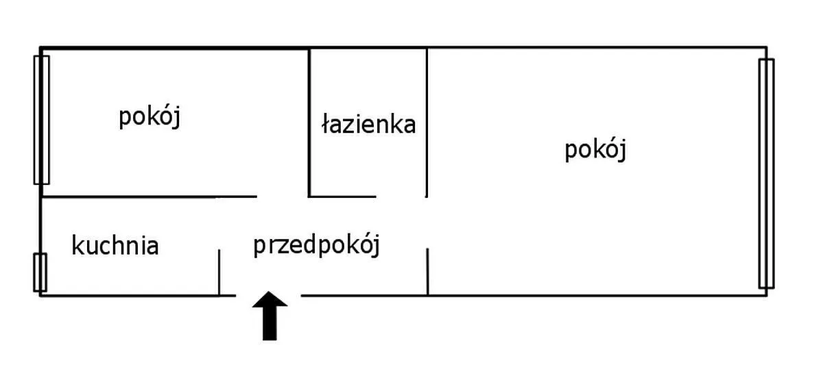 Warszawa Praga-Południe, ul. Franciszka Żymirskiego Mieszkanie - 2 pokoje - 37 m2 - 5 piętro