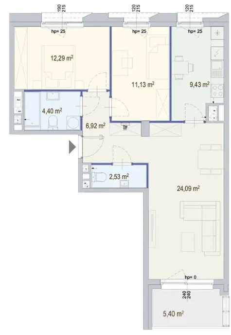 Mieszkanie na sprzedaż, 70 m², Warszawa Mokotów 