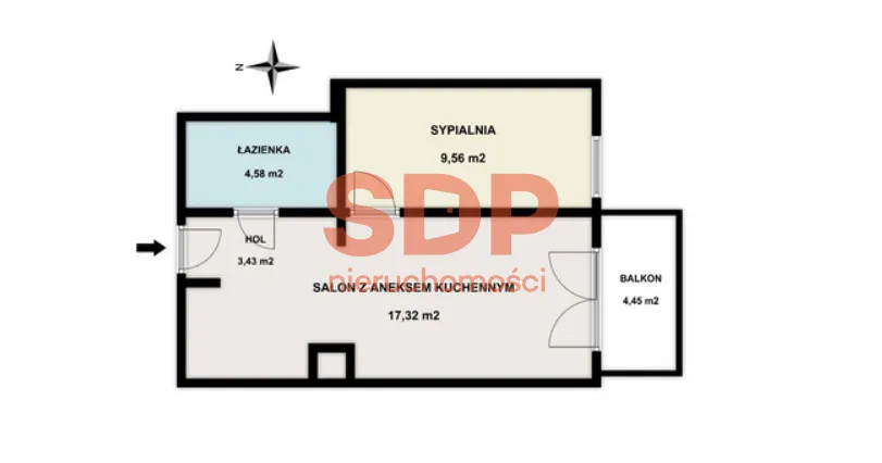 Mieszkanie na sprzedaż za 458000 zł w Kobiałka, Białołęka, Warszawa