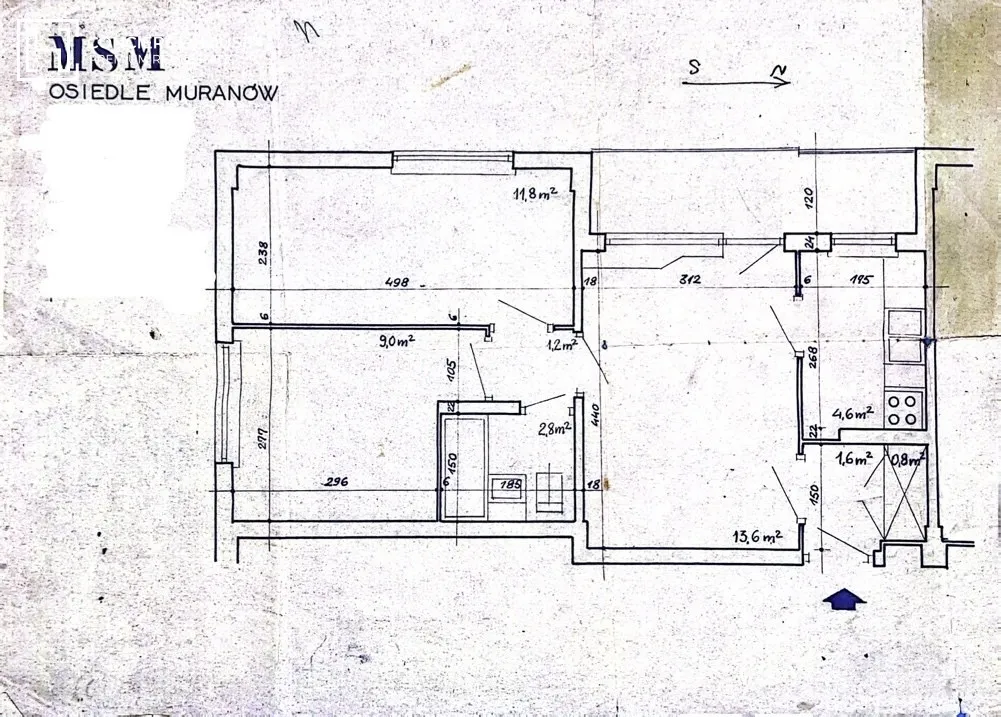 Mieszkanie na sprzedaż, 45 m², Warszawa Śródmieście Muranów 