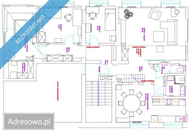 Warszawa Wawer Mieszkanie - 4 pokoje - 117 m2 - 3 piętro