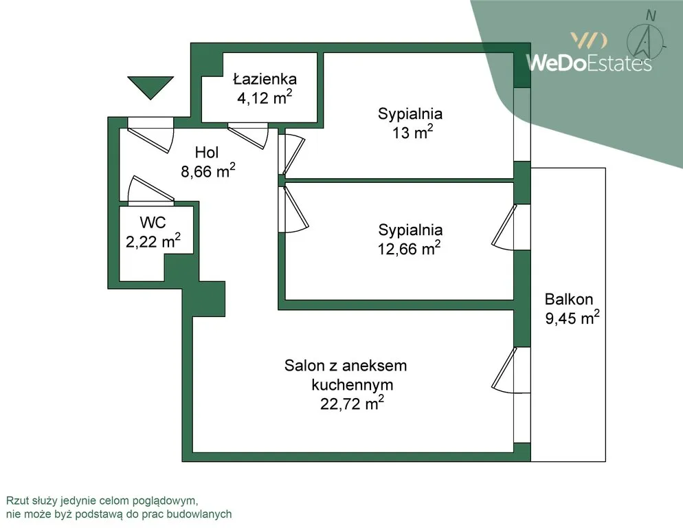 Mieszkanie na sprzedaż, 63 m², Warszawa Białołęka 