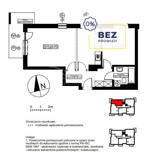 Mieszkanie na sprzedaż, 55 m², Warszawa Bielany 