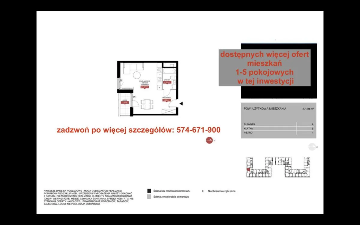 Mieszkanie na sprzedaż, 37 m², Warszawa Mokotów 