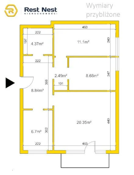 Mieszkanie na sprzedaż, 64 m², Warszawa Mokotów Stegny 