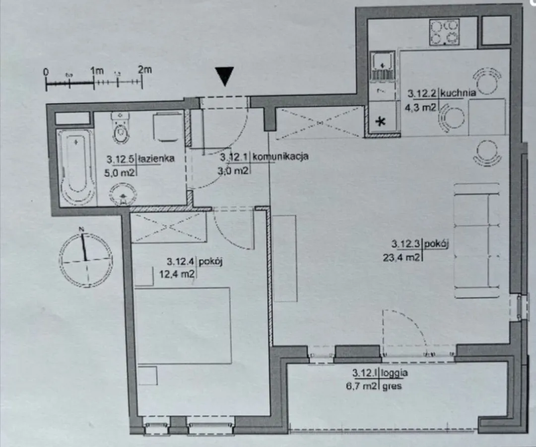 Mieszkanie na sprzedaż, 49 m², Warszawa Mokotów 