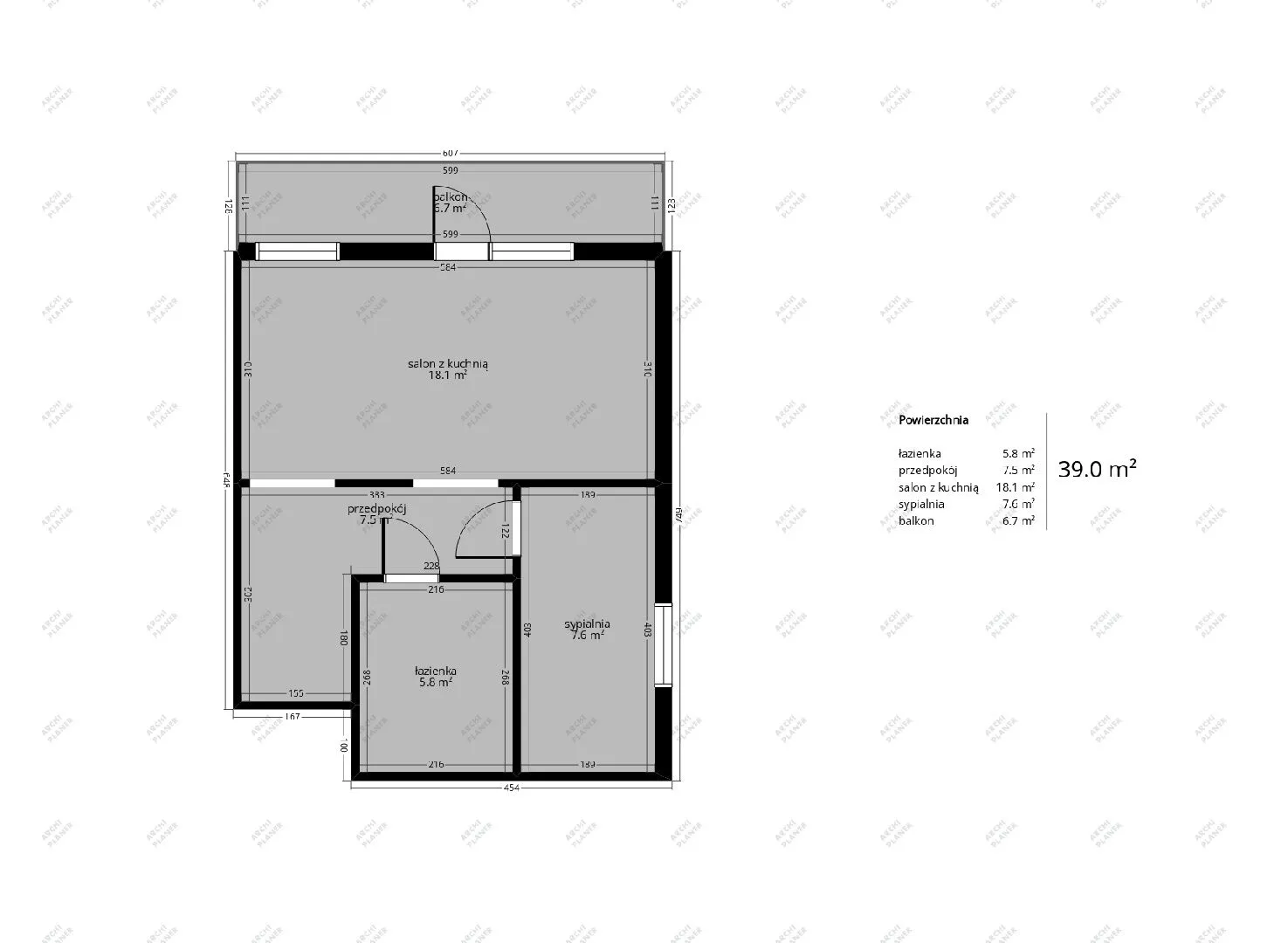 Warszawa Targówek, Wojskowa Mieszkanie - 2 pokoje - 40 m2 - parter