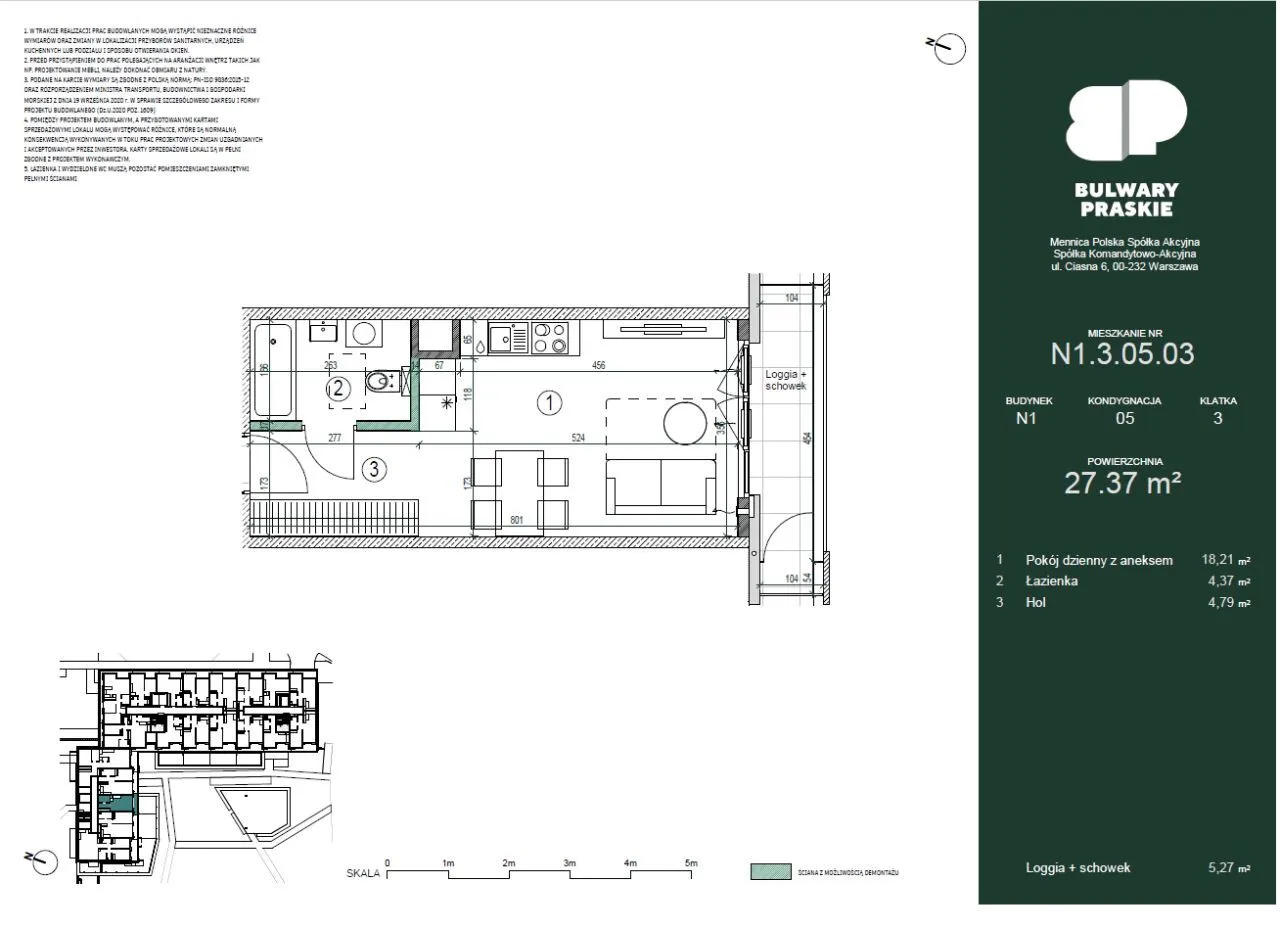 Apartment for sale for 531980 zł w Pelcowizna, Praga-północ, Warszawa