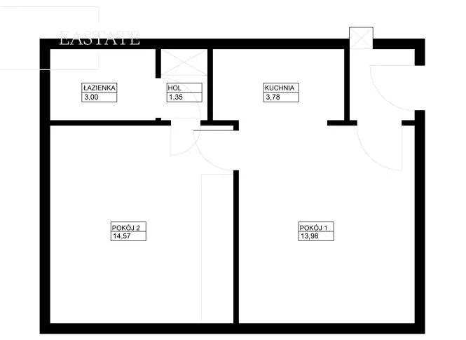 Mieszkanie na sprzedaż, 38 m², Warszawa Mokotów 