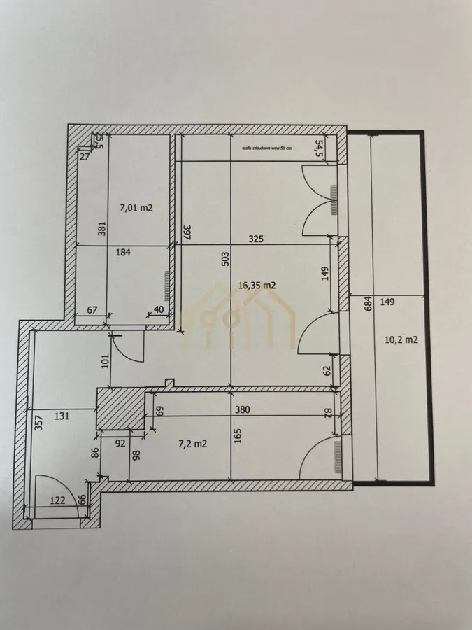 Mieszkanie do wynajęcia, 37 m², Warszawa Ursynów Kabaty 