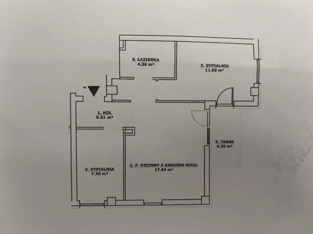 Warszawa Wola, ul. Jana Kazimierza Mieszkanie - 3 pokoje - 46 m2 - parter