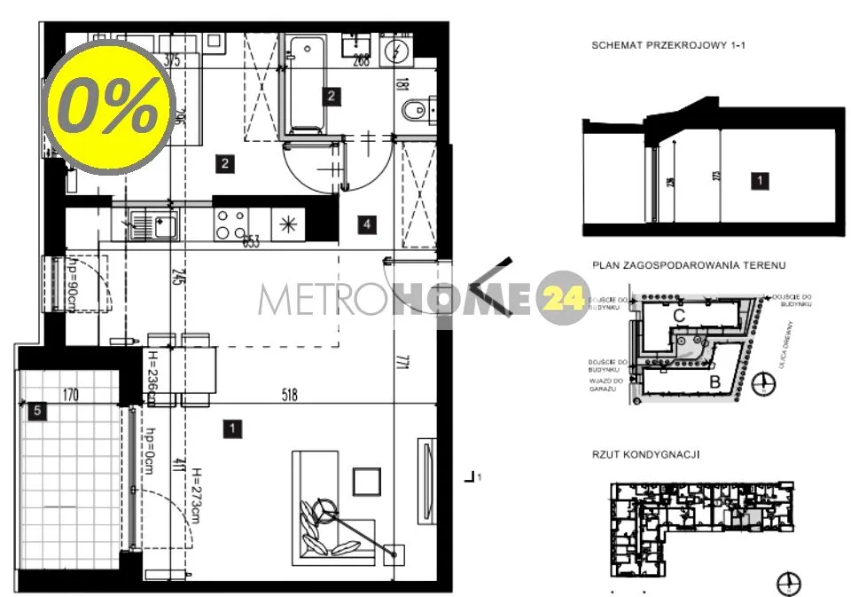 Apartament, ul. Zapłocie