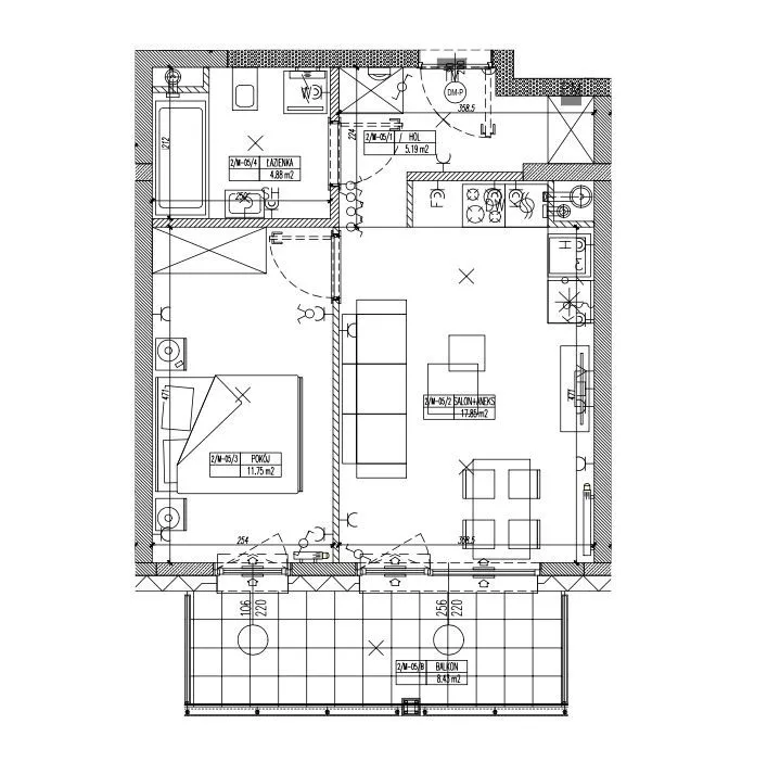 18 minut do Centrum, duży balkon 10m2, (1 lub 2 p)