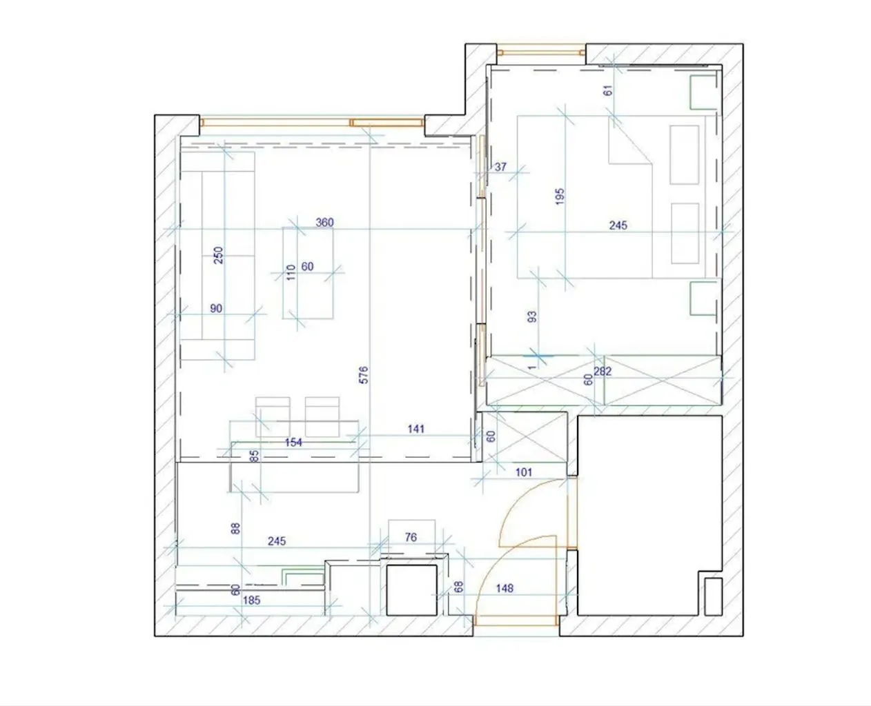 Apartament 2-pokojowy, 40m2, Mikotów