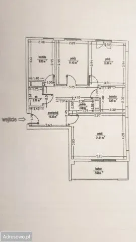 Warszawa Włochy, ul. Aleje Jerozolimskie Mieszkanie - 3 pokoje - 80 m2 - 3 piętro