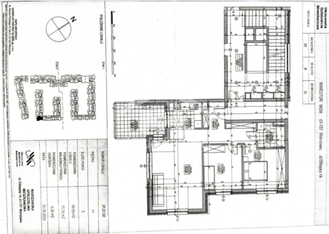 Mieszkanie na sprzedaż, 69 m², Warszawa Bielany Piaski 