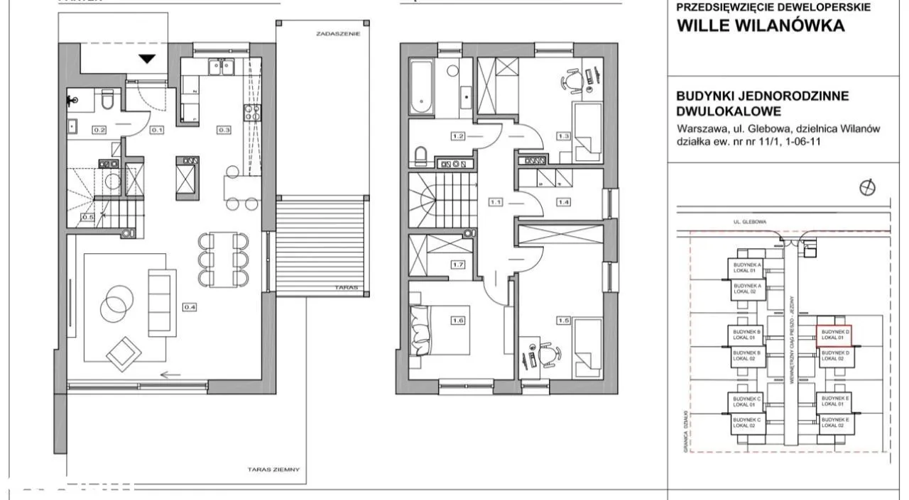 Dom w zabudowie bliźniaczej Wilanów