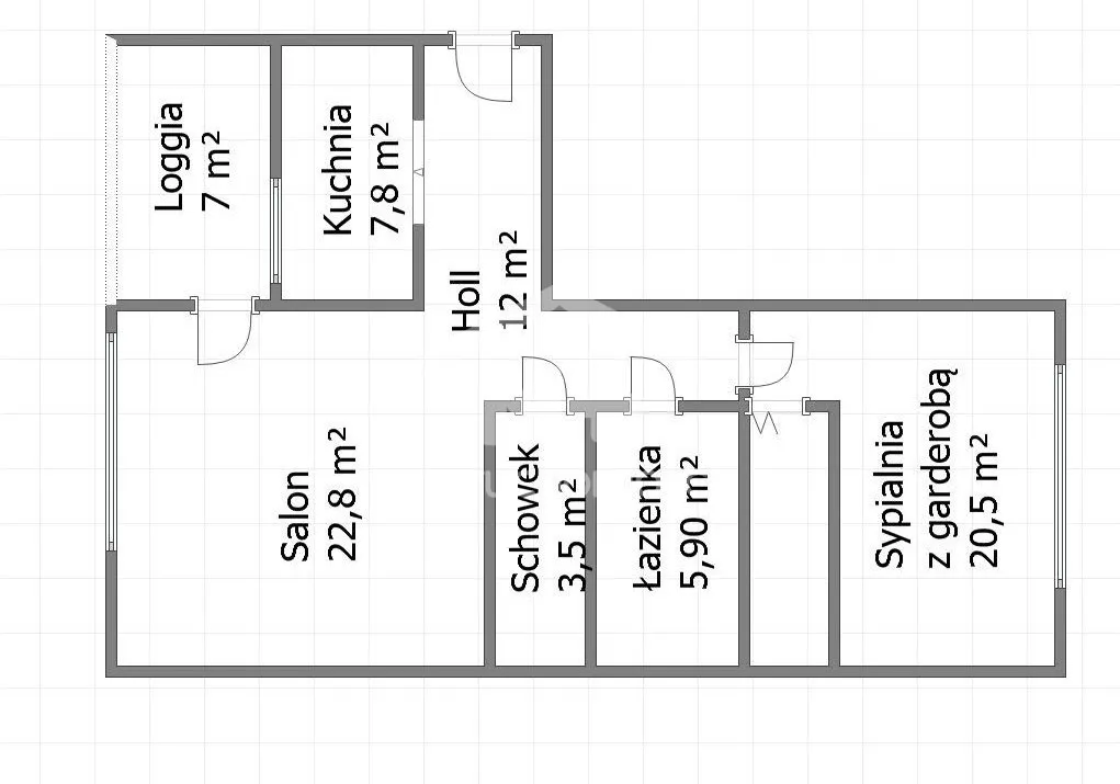 Mieszkanie na sprzedaż, 73 m², Warszawa Wilanów 