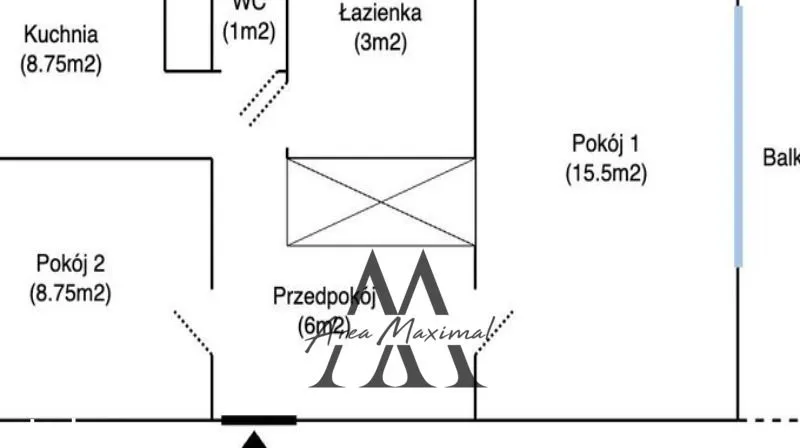 Sprzedam mieszkanie dwupokojowe: Warszawa Ursynów , ulica Pięciolinii, 43 m2, 719000 PLN, 2 pokoje - Domiporta.pl