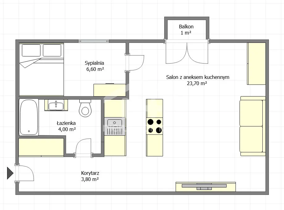 Mieszkanie na sprzedaż, 38 m², Warszawa Ochota Szczęśliwice 