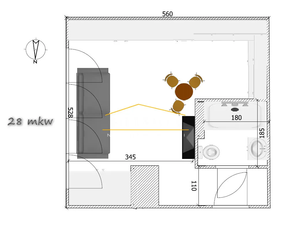 Mieszkanie na sprzedaż, 28 m², Warszawa Bielany Piaski 