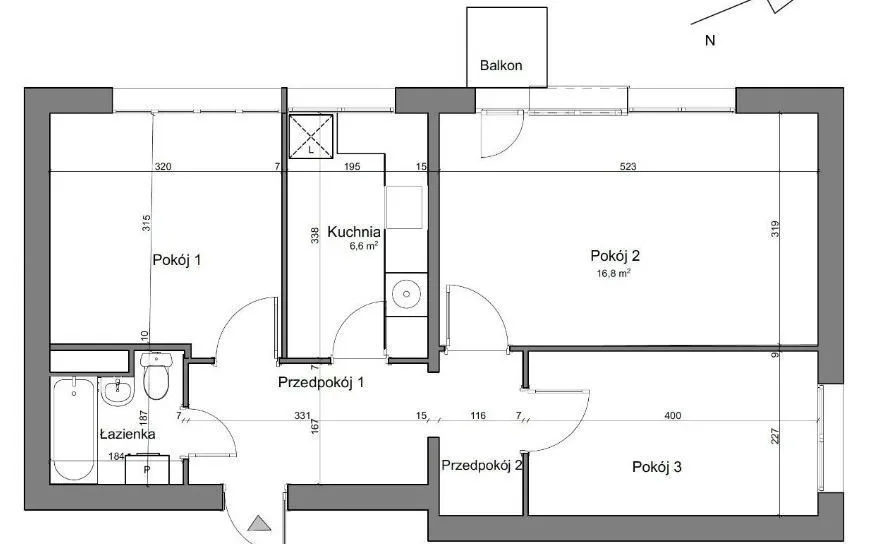 Mieszkanie na sprzedaż, 55 m², Warszawa Bielany 