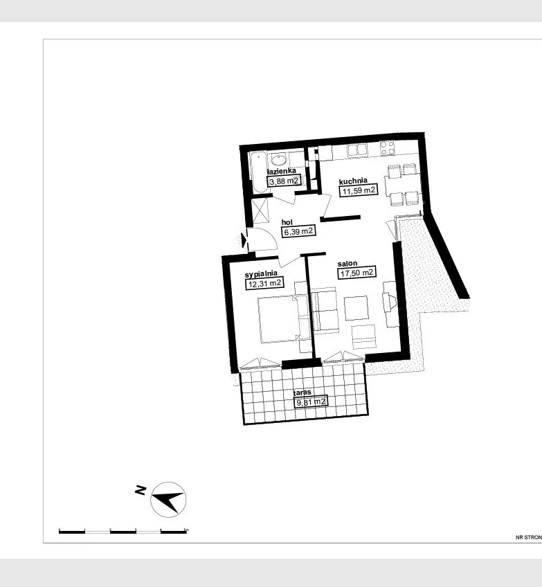 Mieszkanie na sprzedaż, 52 m², Warszawa Bemowo 