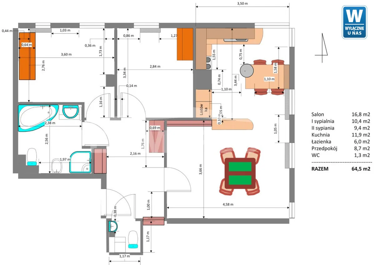 Mieszkanie na sprzedaż, 64 m², Warszawa Praga-Południe 