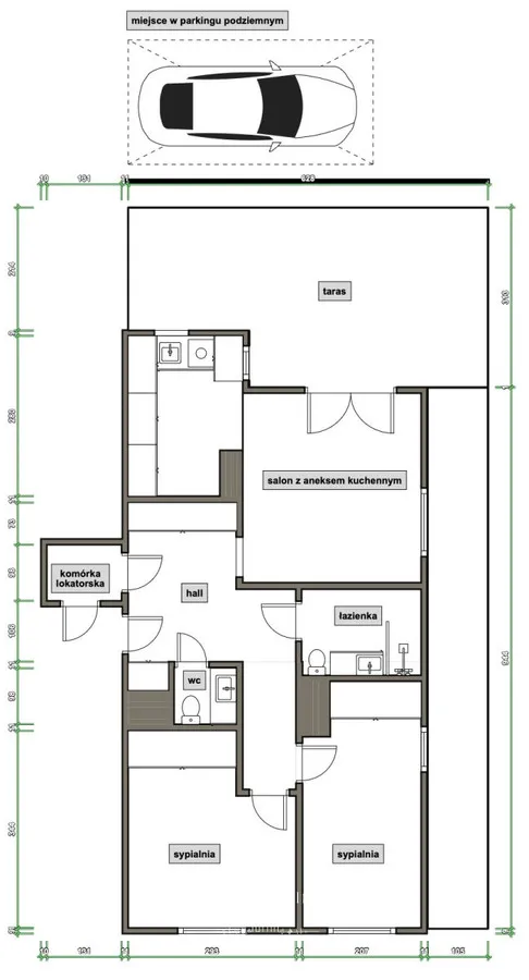 Mieszkanie na sprzedaż, 86 m², Warszawa Wawer 