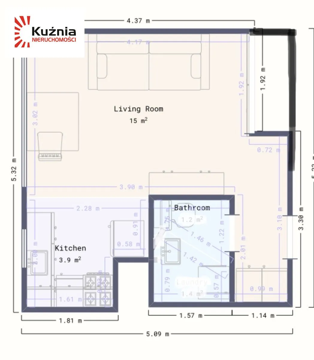 Sprzedam kawalerkę: Warszawa Wola , ulica Mordechaja Anielewicza, 26 m2, 499000 PLN, 1 pokój - Domiporta.pl