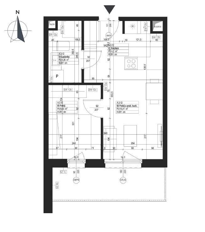 OstatniePiętro*Sufit291cm*DUŻYbalkon*TRAMWAJ