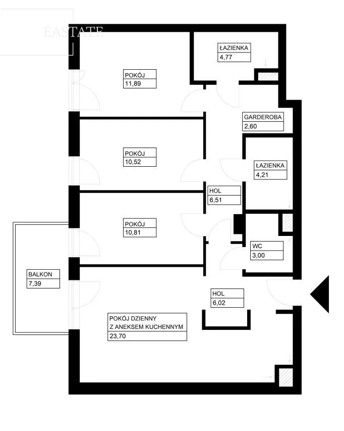 Sprzedam mieszkanie czteropokojowe : Warszawa Ursus , ulica Stanisława Bodycha, 84 m2, 1092000 PLN, 4 pokoje - Domiporta.pl