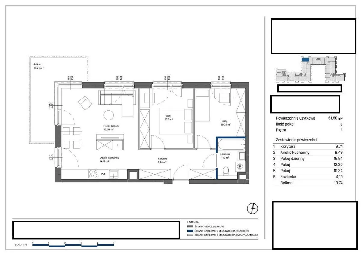 Mieszkanie na sprzedaż, 41 m², 2 pokoje Warszawa Białołęka 