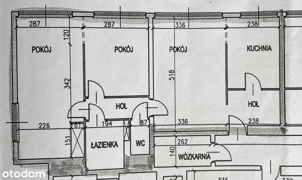 Ciche 3pok, winda, zieleń, Mokotów.