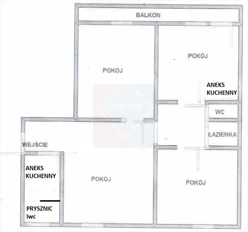 Sprzedam mieszkanie czteropokojowe : Warszawa Śródmieście , ulica Chmielna, 62 m2, 1050000 PLN, 4 pokoje - Domiporta.pl