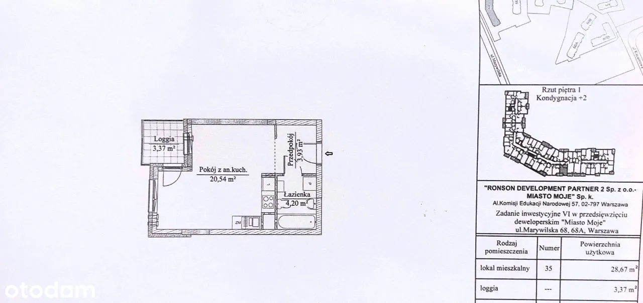 Apartament na sprzedaż za 460000 zł w Żerań, Białołęka, Warszawa